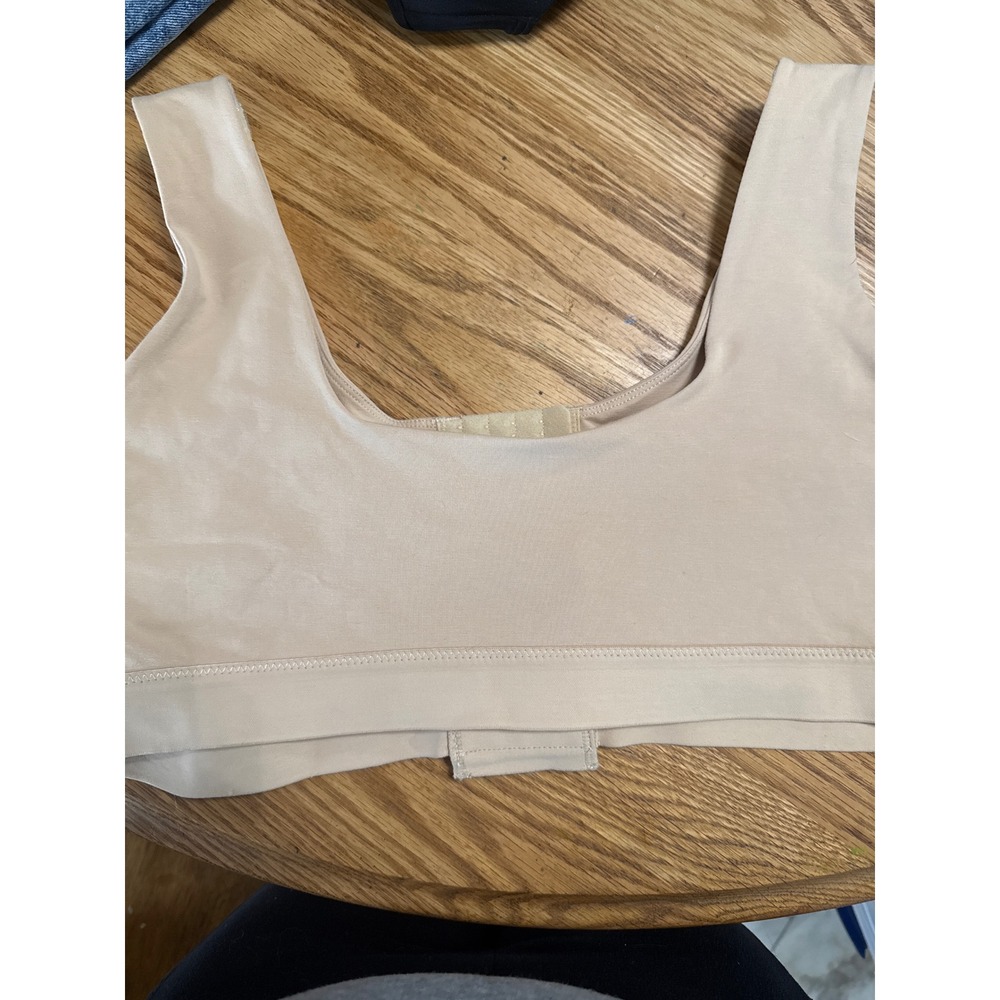 Nude Front Hook and Eye Compression Bra Post Surgical Vest 3XL AB2255A